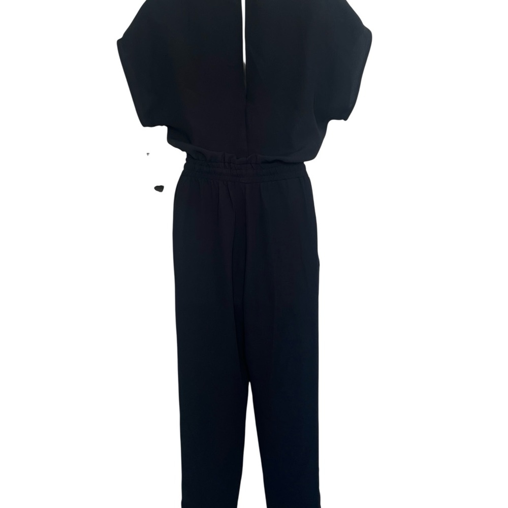 💜 Zara Basic Collection Dark Navy Short Sleeve J… - image 7